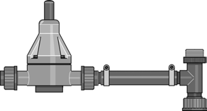 Sestavy s pojistným ventilem - PPE materiál: polypropylen, těsnění EPDM typ pro hadičky 6 mm, 8 mm a 12 mm 809990 pro potrubí G ¾ DN 10 809991 pro potrubí G 1 DN 15 809992 pk_1_058 Sestavy s
