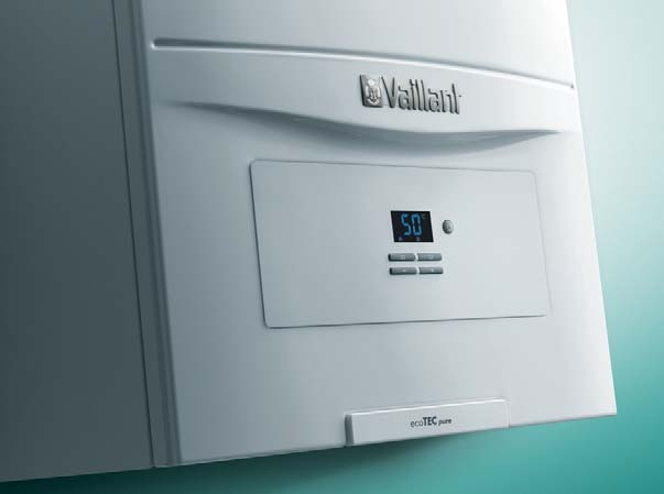 Nová řada kondenzačních kotlů ecotec pure Vybavení kotlů - kondenzační výměník z nerezové oceli - pneumaticky řízený Thermo-Compact modul vybavený nerezovým hořákem a