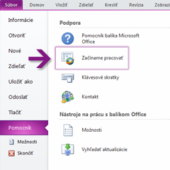 Začínáme pracovať s programom OneNote 2010 Ak ste dlho používali program Microsoft OneNote, určite vás bude zaujímať, kde sa príkazy a tlačidlá panelov s nástrojmi programu OneNote 2007 nachádzajú v