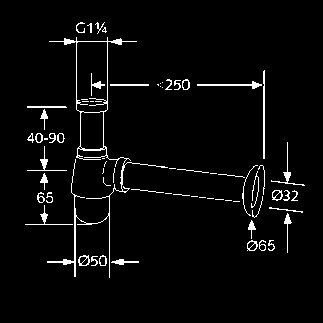 pre batériu s prepadom pripevnenie: závitové tyče M12 x 150 mm bez Esprit dekoračnej clony