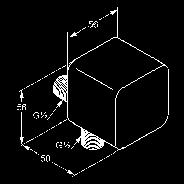 vyloženie 400 mm 6651405-00 vhodná k sprchovému ramenu, vyloženie 250mm 6651305-00 vhodná