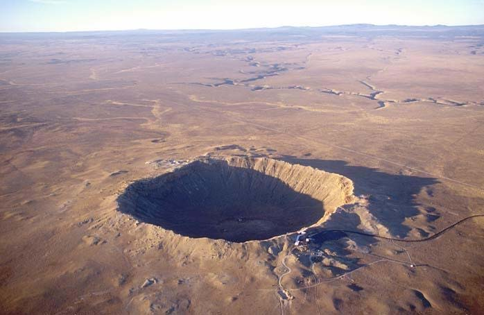 PŘÍRODNÍ KATASTROFY DOPADY METEORITŮ IMPAKTY NEBESKÝCH TĚLES - METEORITŮ K impaktům asteroidů na Zem dochází od začátku její existence.