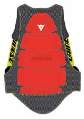 KID VEST PROTECTOR 01/02/03 EVO 606 černá/červená - chránič zad s částečně se překrývajícími spojenými pláty - vnitřní jádro s několika vrstvami materiálu Crash Absorb pohlcujícími energii - chránič