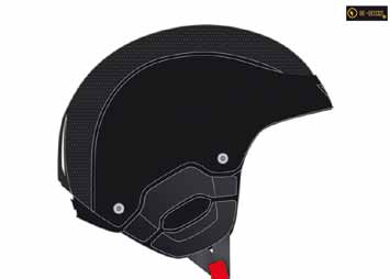 AIR FLEX EVO HELMET Helma A46 H96 K78 matná matná matná černá titanová perleťově bílá Vnější a vnitřní skořepina - vnější skořepina z ABS termoplastické pryže vyrobená technologií In-Mold - vnitřní