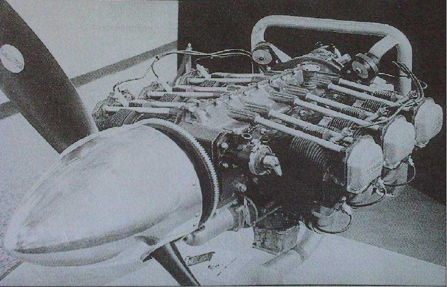 Pístové letadlové motory neztratily svůj význam. Vývoj a výroba pístových motorů menších výkonů pokračovaly (obr. 8).