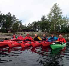 VI. Seakajaky 52 Se seakajakem na sever pro skupiny na zakázku Dalsland kanal je je ideálním místem pro klidnou kanojistiku. Je to 250 km dlouhé bludiště dlouhých jezer a fjordů s ostrůvky a zátokami.