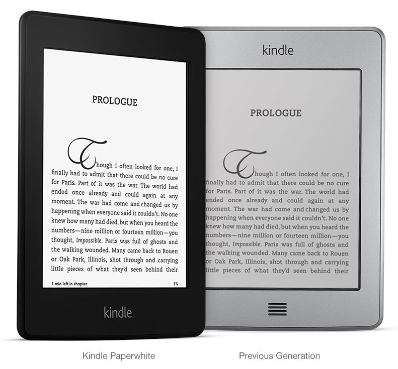 Amazon Kindle Kindle, Paperwhite + 3G, DX formáty AZW3(Kindle Format 8), AZW(Kindle), TXT, PDF, MOBI, PRC,
