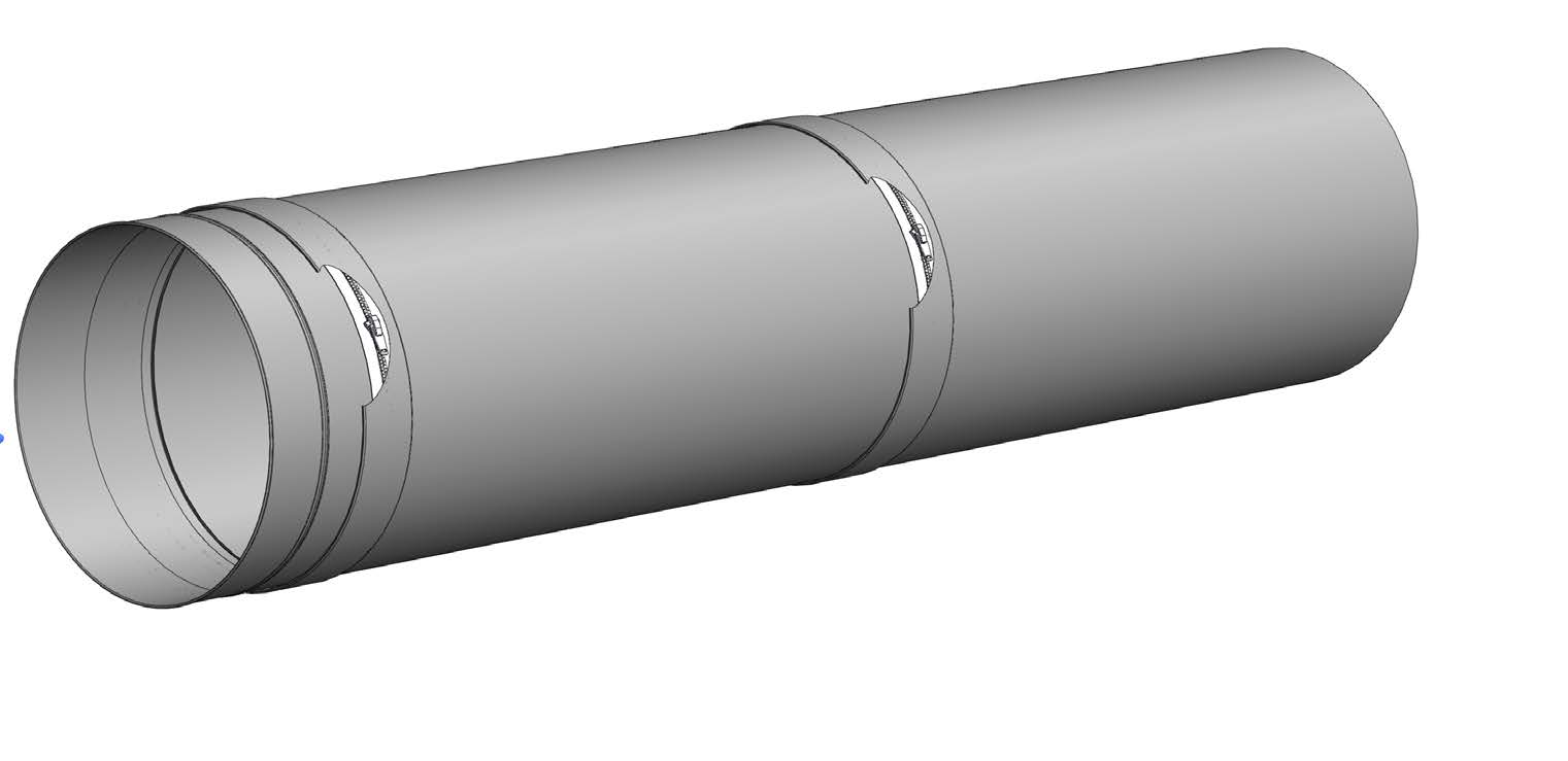 2.2. Rozměr Vyrábíme tkaninové vyústky a potrubí všech rozměrů od 100 do 2000 mm, vždy dle konkrétního zadání.