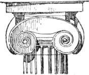 Iónský řád Iónský (ženský) - typický především pro řecké obce v maloasijské oblasti. Štíhlejší dřík sloupu je bohatě zdoben úzkými žlábky.
