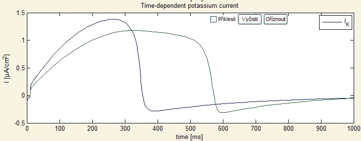 Obrázek 41: Time-dependent potassium