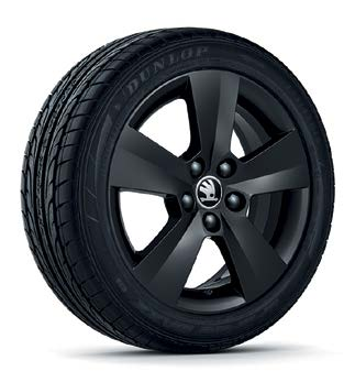 ORIGINÁLNÍ KOLA ŠKODA Pneugarance Matone 6V0 071 495A 8Z8 Kolo z lehké slitiny 6,0J 15" pro pneumatiky s rozměry 185/60 R15, ve