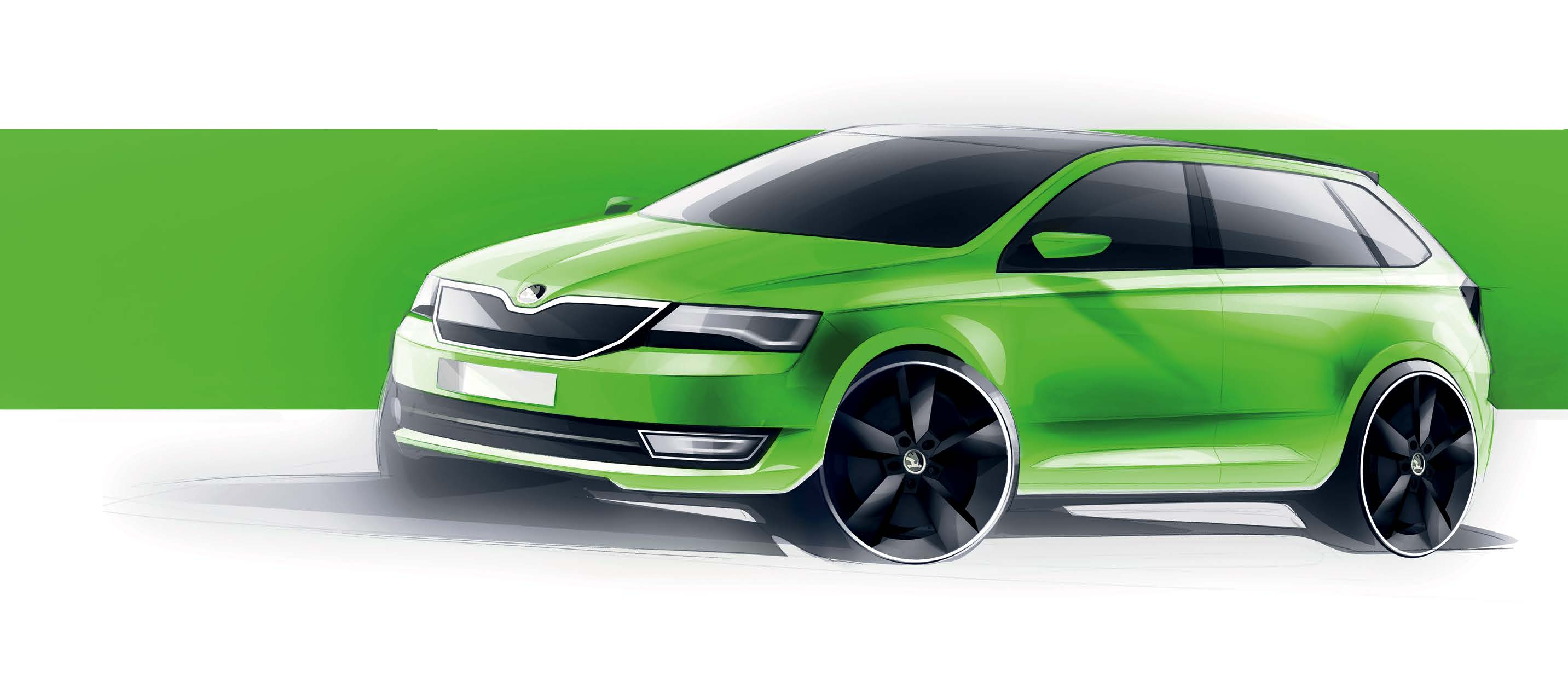 ŠKODA RAPID SPACEBACK je vůz překypující stylem, osobitostí a dynamikou, který nabízí mnoho příležitostí individualizace v otázkách komfortu, přepravy a zábavy.