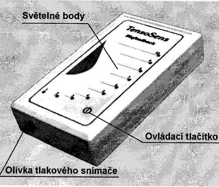 11 PŘÍLOHY Příloha 1 Přístroj TensoSens TensoSens je rehabilitační pomůcka, kterou je možné použít při problémech, jež jsou způsobeny uvolněnými svaly pánevního dna a análního svěrače, tj.