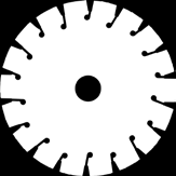 diamantům - Čisté řezné hrany - Univerzální použití 115 x 22,23 80 m/s 13.300 1/min 125 x 22,23 80 m/s 12.200 1/min 140 x 22,23 80 m/s 11.000 1/min 150 x 22,23 80 m/s 10.