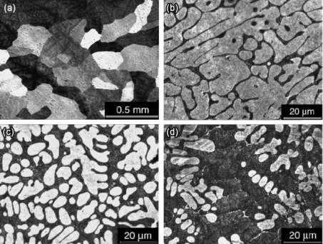 V mikrostruktuře slitiny Mg-12Li-xCa (x = 0 až 15) na obr. 3.