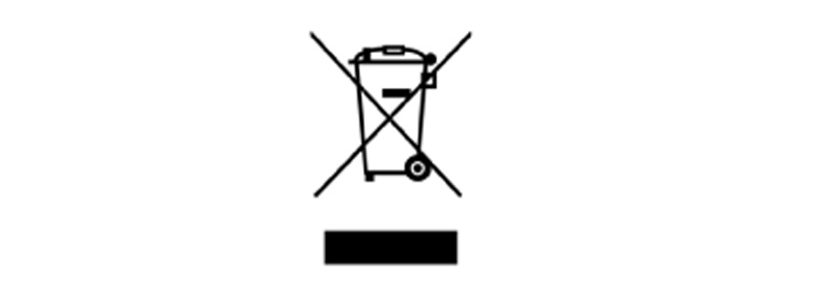 Waste Electronics and Electrical Equipment (WEEE) This product is labelled with this symbol in accordance with European Directive 2002/96/EC to indicate that it must not be disposed of with your