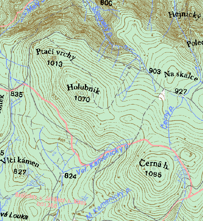 Pøíloha M1 Orientaèní mapa území na