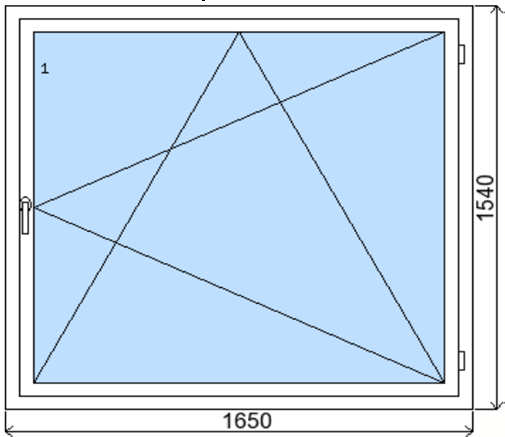 dvojsklo U=1.