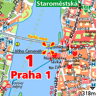Mapa ČR /
