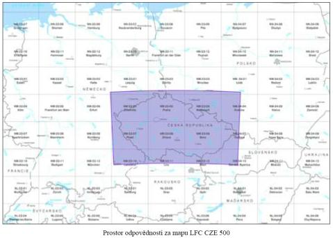 spec. nástavbou 1:25 000 TR2 (MVVP 25TR2) Mapa