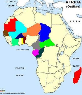 1960 rok Afriky Mnoho francouzských kolonií využilo uvolnění po nástupu de Gaulla Senegal, Togo, Mali, Mauretánie, Gabon, Kongo, Čad, Madagaskar, Středoafrická republika, Pobřeží