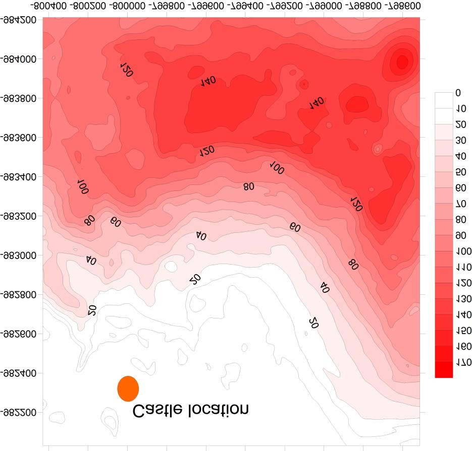 Na obr.18 je ukázána vizualizace DMP z let 1953 a 2008, které byly odvozeny ze zpracovaných leteckých snímků, zahrnující dva výškové profily (vizualizované na obr.19 a obr.20).