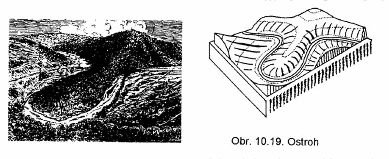 Vypuklé tvary na úbočích svahový hřbet vrstevnice znázorňující hřbety jsou křivky ve směru spádu vypuklé a na hřbetnicích nejdále vybíhající vrstevnice protínají hřbetnici vždy kolmo a jsou v těch