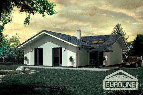 7 Bungalov 963 Zastavaná plocha 112 m2, úžitková plocha 89m2, obytná plocha 62m2, spotreba energie 3.600 kwh/rok.