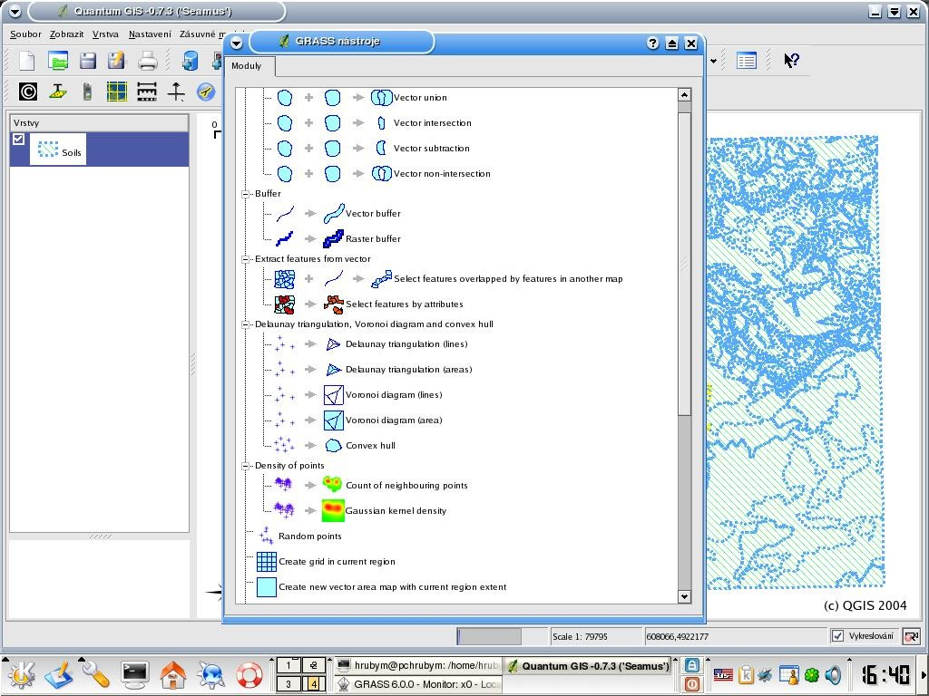 qgis a GRASS qgis jako