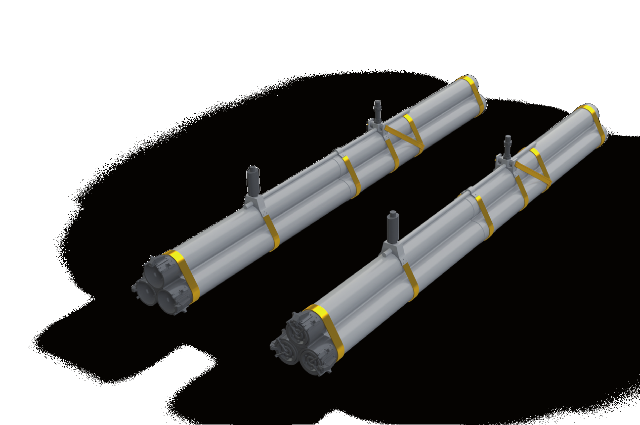 632089 Bazooka rocket launchers for P-47 1/32 Hasegawa Brassin sada raketnice