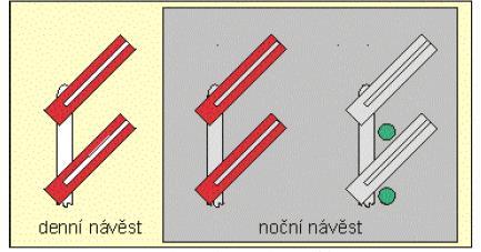 sníženou rychlostí 40 km/h).