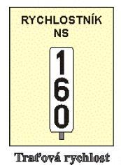 naklápění vozových skříní). Traťová rychlost 160 km/h. Očekávejte traťovou rychlost 160 km/h.