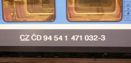 Označování vozidel Označování hnacích vozidel V ČR se železniční hnací vozidla označují dle schématu z roku 1988 (dřívější systém označení byl používán od 20. let 20. století).
