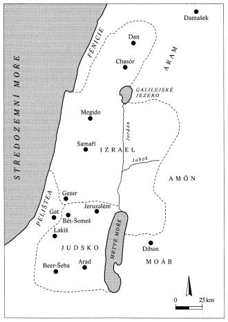Cesta Izraele k monoteismu biblického podání, dochovaného zejména v knihách Exodus, Numeri a Jozue, však nové osídlení nebylo výsledkem odchodu Izraelitů z Egypta, jejich putování Sinajskou pouští a