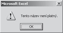 Excel - záznam, úprava a programování maker Prvním znakem názvu makra musí být vždy písmeno. Na dalších místech mohou být písmena, íslice nebo podtržítka.