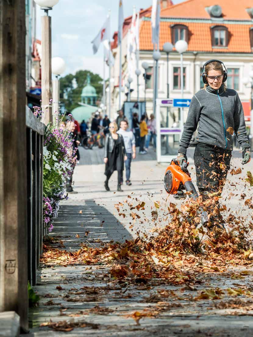 40 FOUKAČE SÍLA VĚTRU RUČNĚ OVLÁDANÁ Zbavte se listí, slámy, trávy, pavučin,