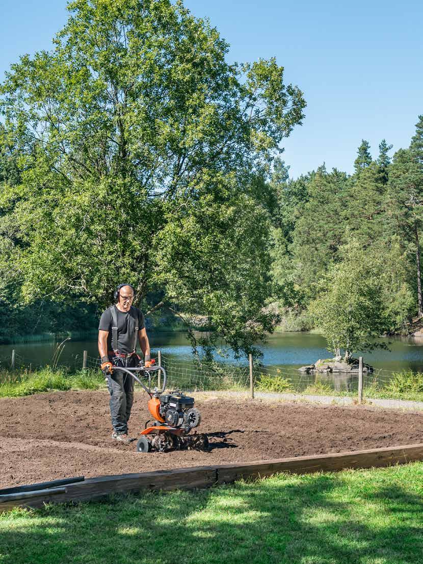 70 KULTIVÁTORY NÁROČNÁ PRÁCE PLYNULÝ CHOD Kultivátory Husqvarna jsou konstruovány