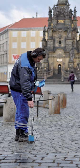 Distribuce pitné vody Péče o vodoměry K postupnému snižování ztrát vody přispívá mj. celoroční systematický průzkum a pravidelná údržba vodovodní sítě.