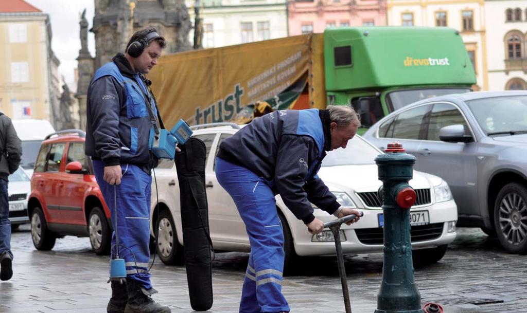 Pitná voda V oblasti Olomouc byla dokončena cementace ocelového potrubí zásobovacího řádu z vodojemu Křelov do Olomouce.