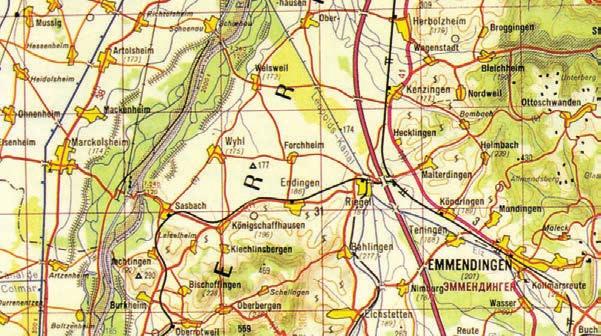 Část 2 Vojenská zeměpisná služba v letech 1950 1992 Výřez vzorového listu československého návrhu nové topografické mapy měřítka 1 : 250 000 z r.