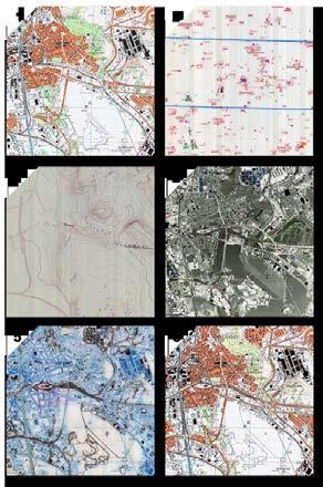 Primární negativy snímků jsou evidovány v albech topografických map (vlevo) a přehledně uložené v dokumentačním fondu VGHMÚř 40 Základními pracovními nástroji a pomůckami topografů a kresliček byly