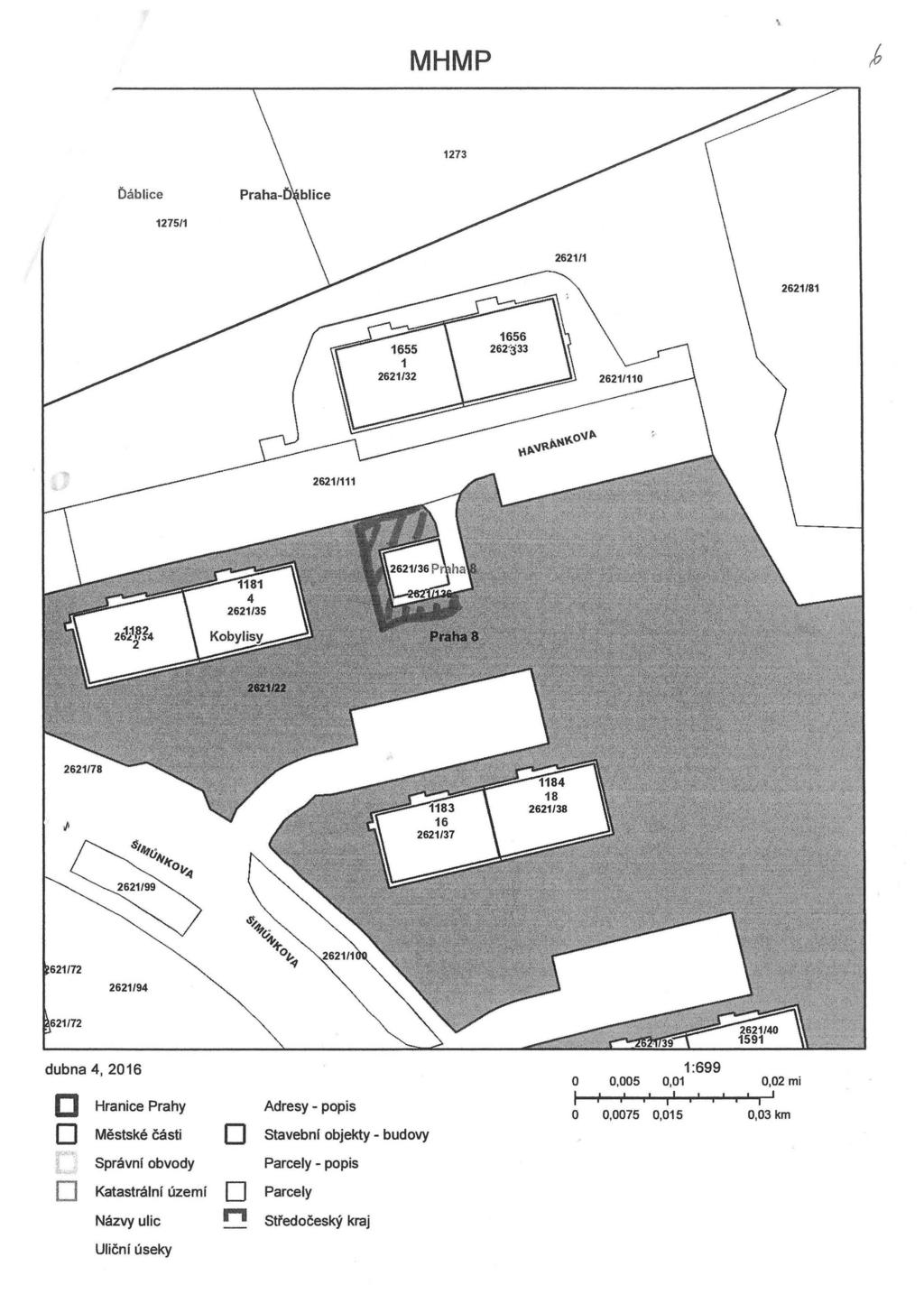MHMP 1213 Ďáblce Praha-Ďáblce 1215/1 2621/81 2621/94 dubna 4, 2016 o O Hrance Prahy Adresy - pops o O Městské část O Správní obvody Stavební