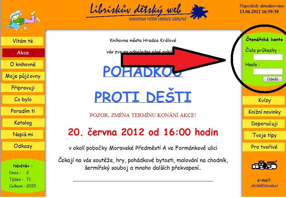 Obr. 10 Librísek přihlášení k účtu Úkol č. 4 Hledání v katalogu V případě Zlínské knihovničky je vyhledávání v katalogu trochu složitým oříškem.