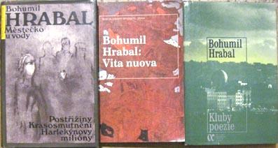 - 6 - iustr.. Olbram Zoubek, 15O stran, Hrabal Bohumil Harlekýnovy milióny(1981) pův. vaz. s ob. 157 stran, Hrabal Bohumil Inzerát na dům ve kterém nechci bydlet (MF 1965) pův. vazba s ob. J.