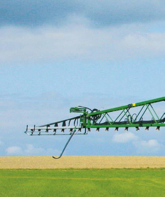 UX Special/Super/11200 Postřikovací ramena Super-L Velký plošný výkon Plně automatické skládání a rozkládání Velmi malá přepravní šířka pouhých 2,40 m u všech trojdílných ramen Super-L s pracovním
