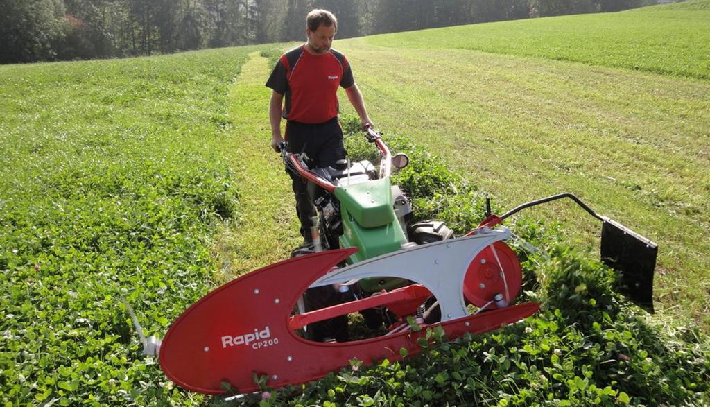 Standardní modely Společnost Rapid nabízí jako hnací a nosný stroj dva různé standardní modely. Oba se zakládají na typu Rapid Euro s motorem o výkonu 16 k. / 11,8 kw.