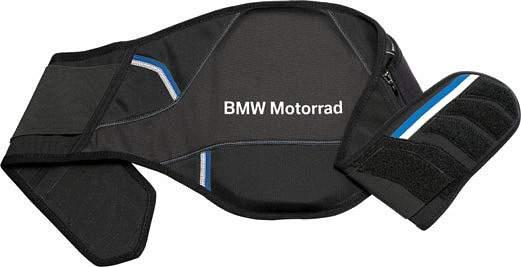 BMW Motorrad Funkční oblečení / ledvinový pás & funkční ponožky LEDVINOVÝ PÁS Praktický ledvinový pás pro začínající jezdce Síťovinová výstelka s materiálem WINDSTOPPER, větruodolná a prodyšná Pevné