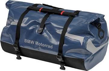 BMW Motorrad Zavazadla VAK NA ZAVAZADLA Objem: cca 50 l Vodotěsný vak na zavazadla Vnější povrch: vysoce odolná plachtovina, spodní část vzhled textilu Odnímatelné, 3D tvarované dno z EVA Velký