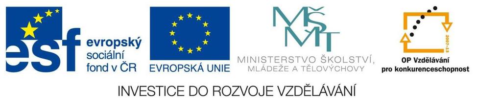 VZD LÁVACÍ MATERIÁL Název: Autor: Sada: Testové úkoly Ing. Lenka Havlíková III/2/M Po adové íslo: 10.