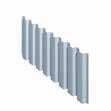 SYSTÉMY FASÁDNÍCH PROFILŮ RHEINZINK-prePATINA CENÍK Trapézové profily prepatina walzblank prepatina blaugrau prepatina schiefergrau Trapézový profil, s fólií, typ- stavební šířka 25/88-700 Typ Staveb.